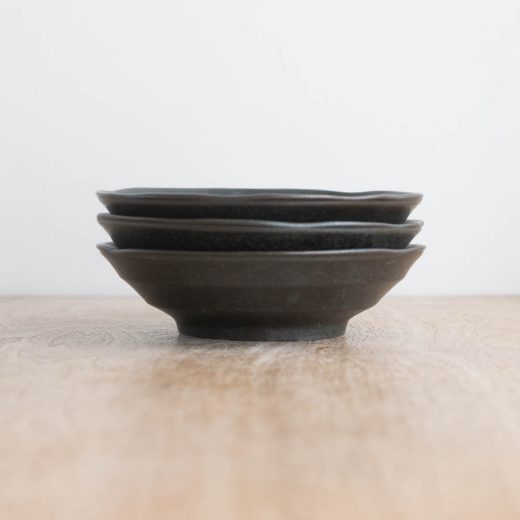 【WEB限定】花紺黒 煮物鉢 -器市-