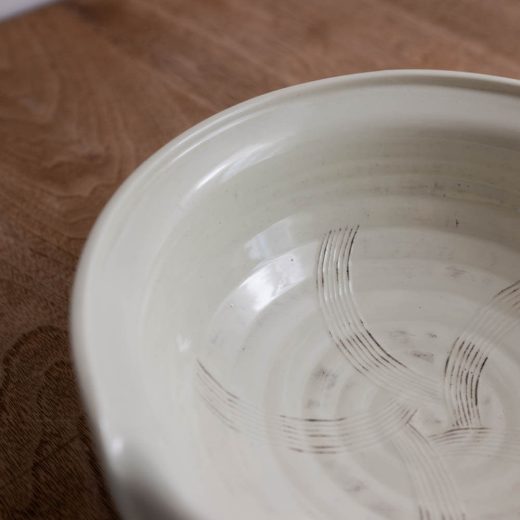 【WEB限定】粉引刷毛 片口盛鉢 -器市-