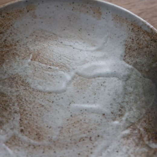 【WEB限定】雪志野 丸8寸皿 -器市-