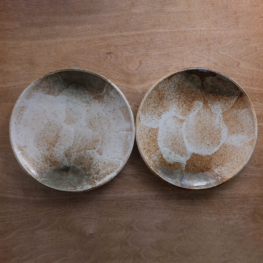 【WEB限定】雪志野 丸8寸皿 -器市-