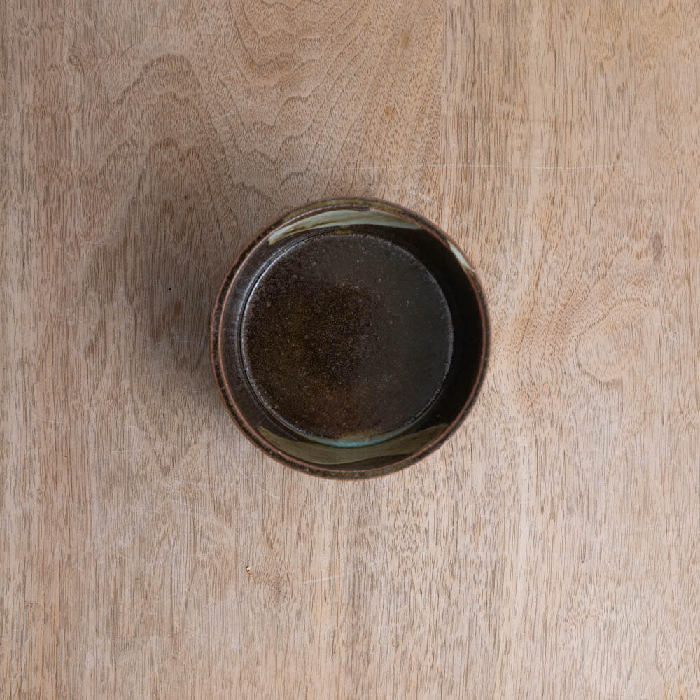 【WEB限定】刷毛目切立鉢 (小) 錆 (BR) -器市-