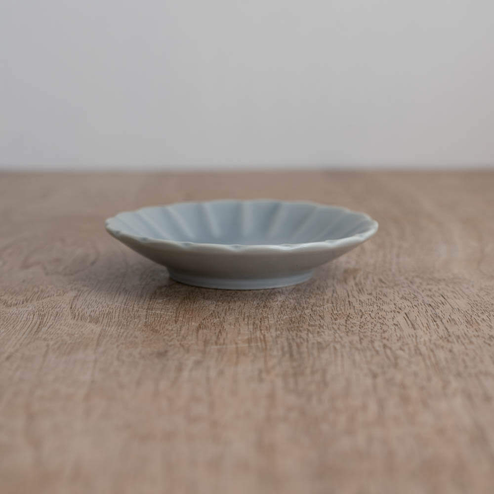 【WEB限定】花型小皿 GY -器市-