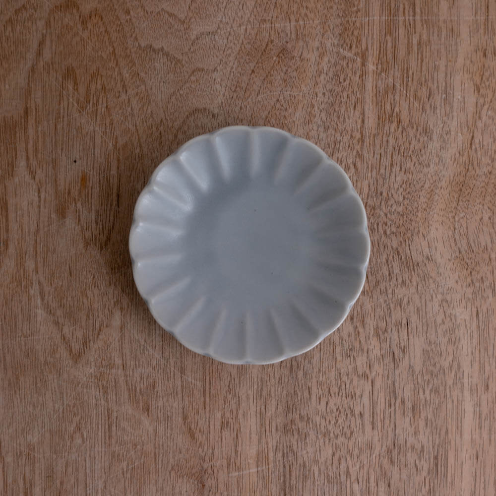 【WEB限定】花型小皿 GY -器市-