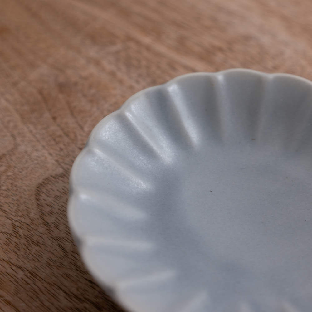 【WEB限定】花型小皿 GY -器市-