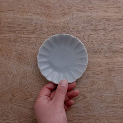 【WEB限定】花型小皿 GY -器市-