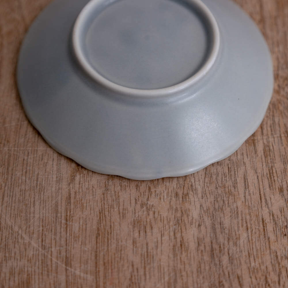 【WEB限定】花型小皿 GY -器市-