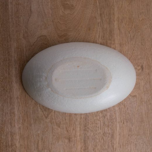 【WEB限定】27cm砂目楕円鉢 白 -器市-