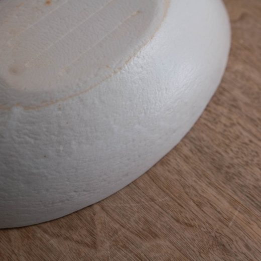 【WEB限定】27cm砂目楕円鉢 白 -器市-