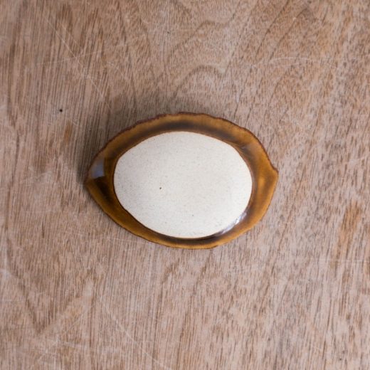 【WEB限定】木の葉豆皿（アメ）-器市-