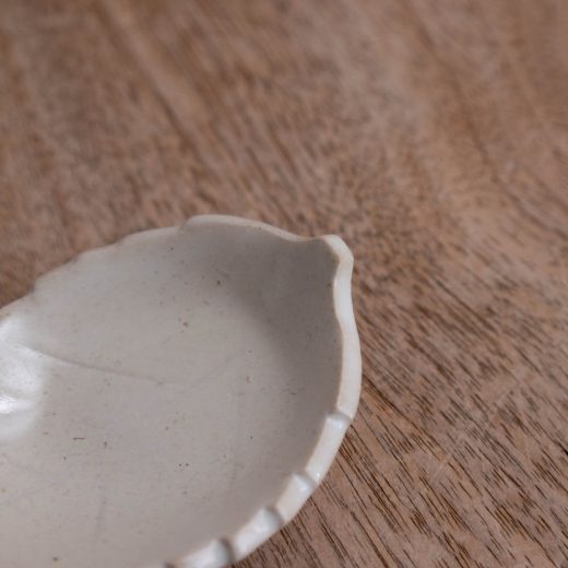 【WEB限定】木の葉豆皿（白）-器市-