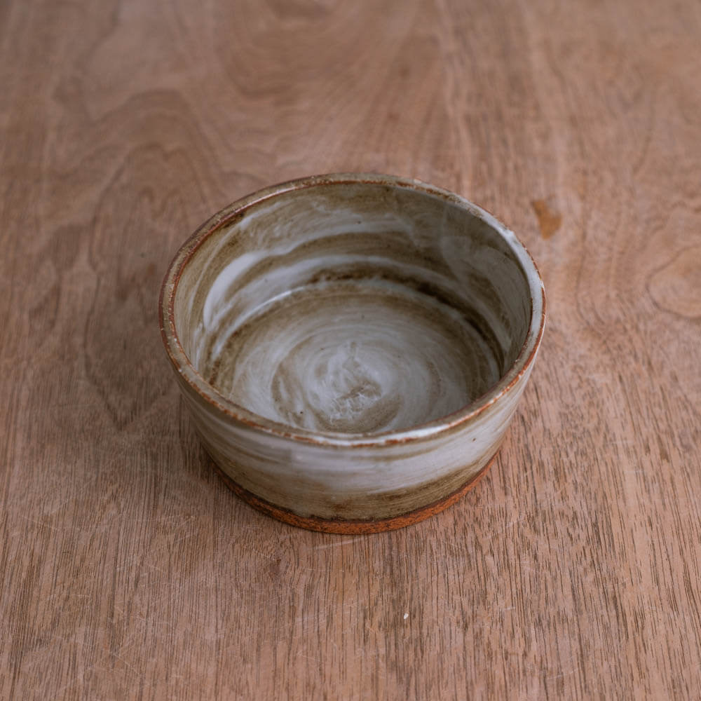 【WEB限定】刷毛目切立鉢 (小) 粉引 (BE) -器市-