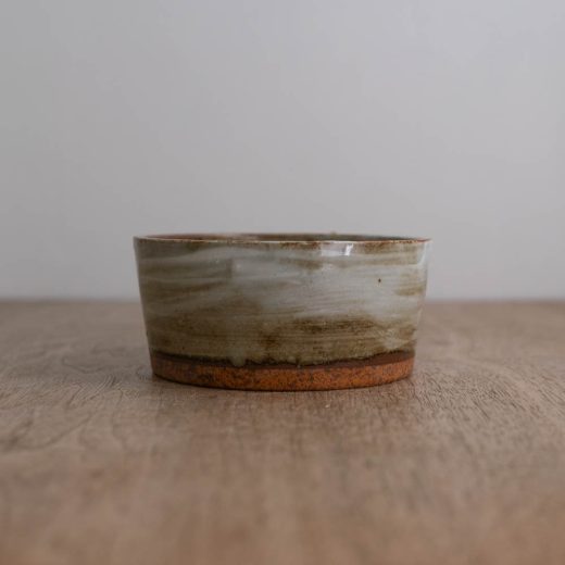 【WEB限定】刷毛目切立鉢 (小) 粉引 (BE) -器市-