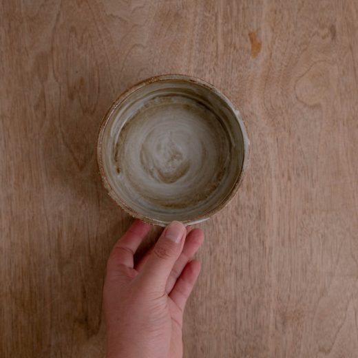 【WEB限定】刷毛目切立鉢 (小) 粉引 (BE) -器市-