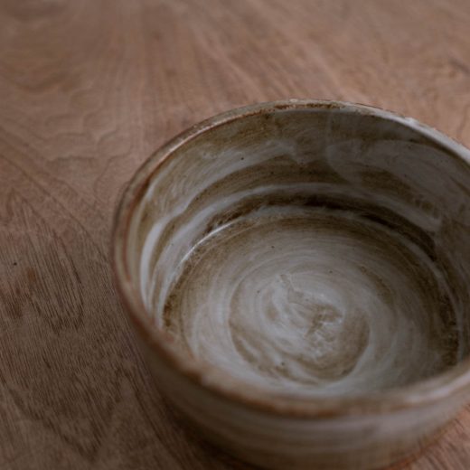 【WEB限定】刷毛目切立鉢 (小) 粉引 (BE) -器市-