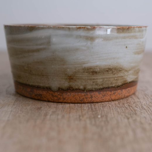 【WEB限定】刷毛目切立鉢 (小) 粉引 (BE) -器市-