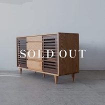 アウトレット家具の［現品SALE］スイート サイドボード120 タモ - ライト 売り切れ