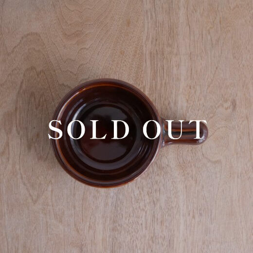 アウトレット食器（器市）ミニ片手鍋 アメ釉 売り切れ