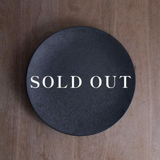 アウトレット食器（器市）の炭曜変 メタ9寸皿 売り切れ