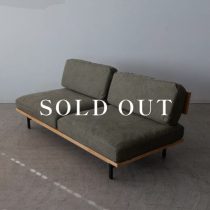 アウトレット食器（器市）の［数量限定SALE］3P肘なしソファ レディー 帆布GR ホワイトオーク突板 売り切れ