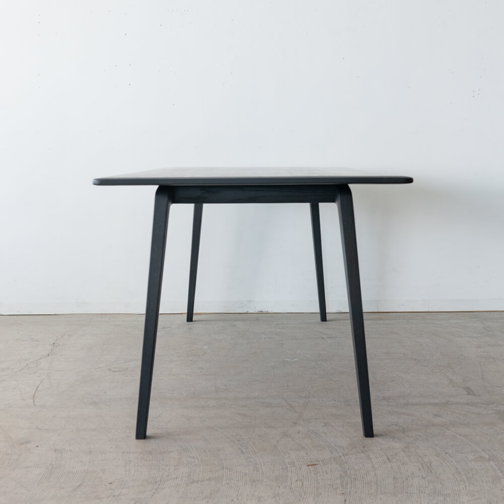 ［現品SALE］ELEGANCE ダイニングテーブル180 ホワイトアッシュ材 / BK