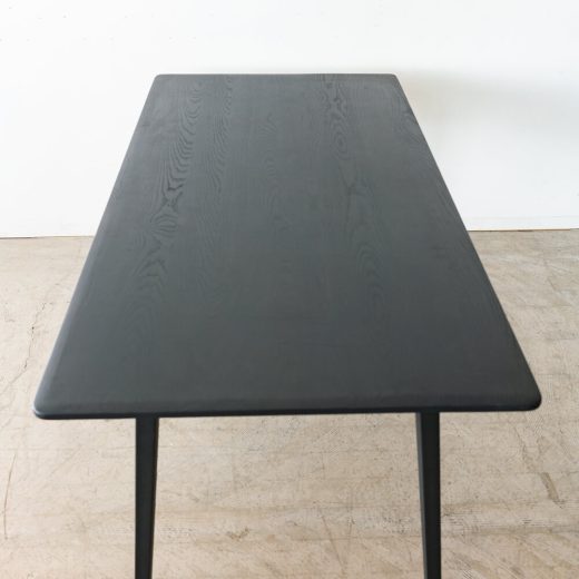 ［現品SALE］ELEGANCE ダイニングテーブル180 ホワイトアッシュ材 / BK