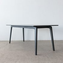 アウトレット家具の［現品SALE］ELEGANCE ダイニングテーブル180 ホワイトアッシュ材 / BK