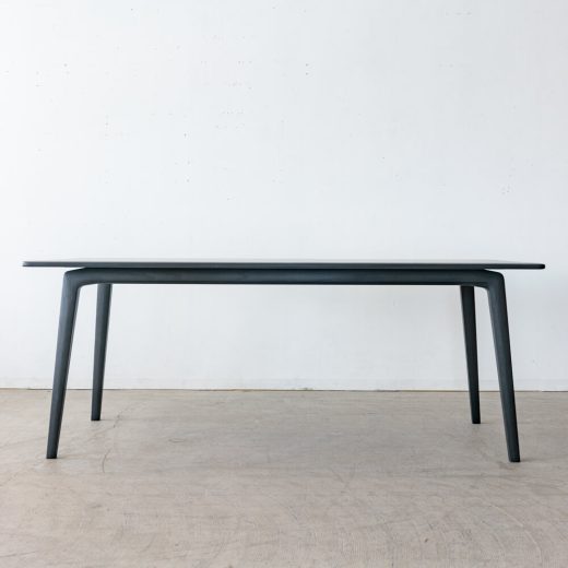 ［現品SALE］ELEGANCE ダイニングテーブル180 ホワイトアッシュ材 / BK