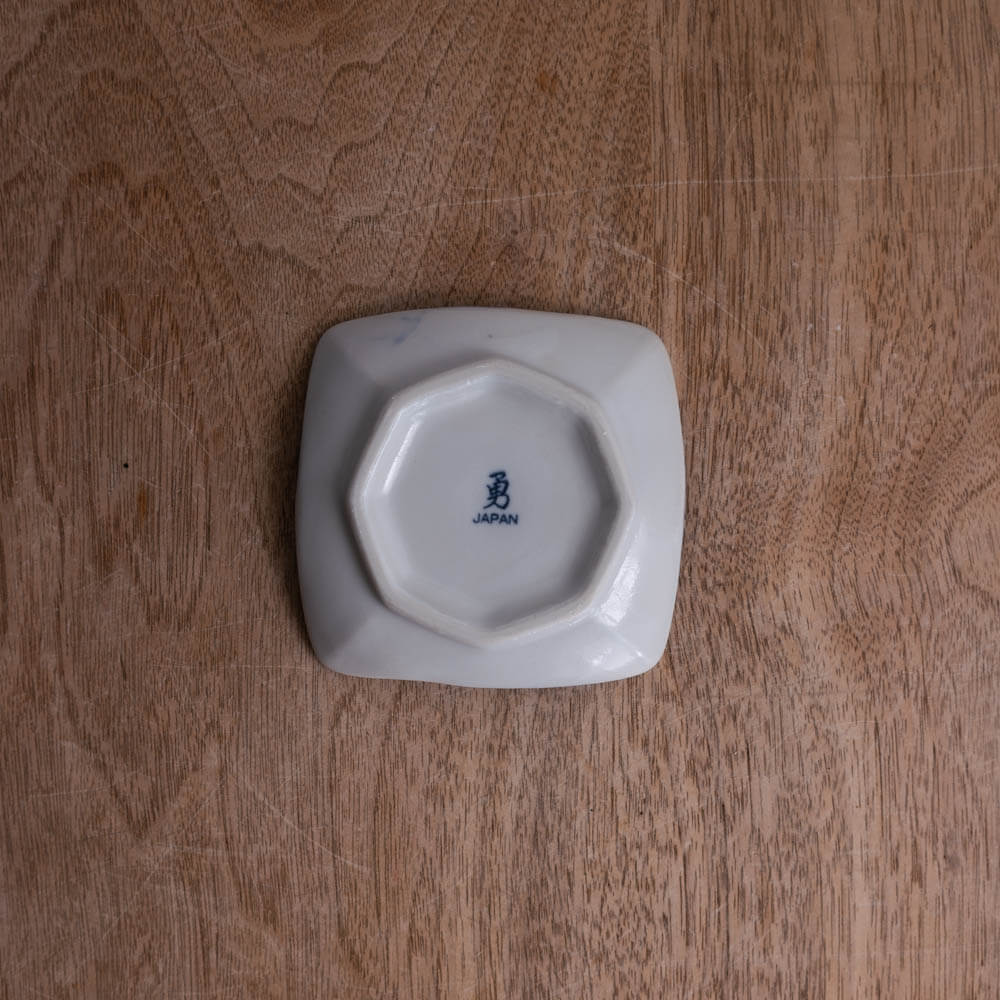 【WEB限定】刺し子 角3寸皿 -器市-