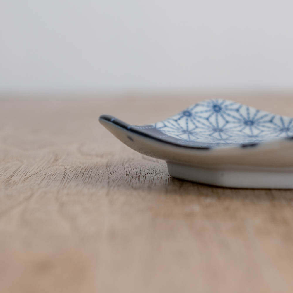 【WEB限定】刺し子 角3寸皿 -器市-