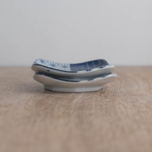 【WEB限定】刺し子 角3寸皿 -器市-