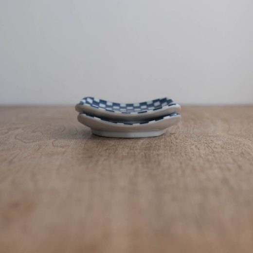 【WEB限定】市松 角3寸皿 -器市-