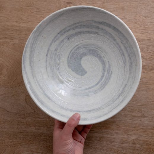 【WEB限定】早瀬白雪 8寸盛鉢 -器市-