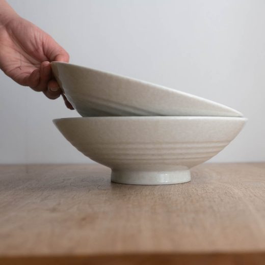 【WEB限定】早瀬白雪 8寸盛鉢 -器市-