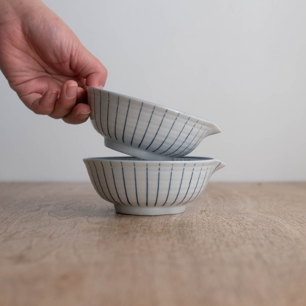 【WEB限定】スリ目紋 片口4寸鉢 -器市-