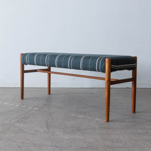 ［数量限定］EDDA ダイニングベンチ  デンマーク張地グリーン