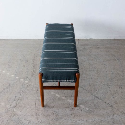 ［数量限定］EDDA ダイニングベンチ  デンマーク張地グリーン