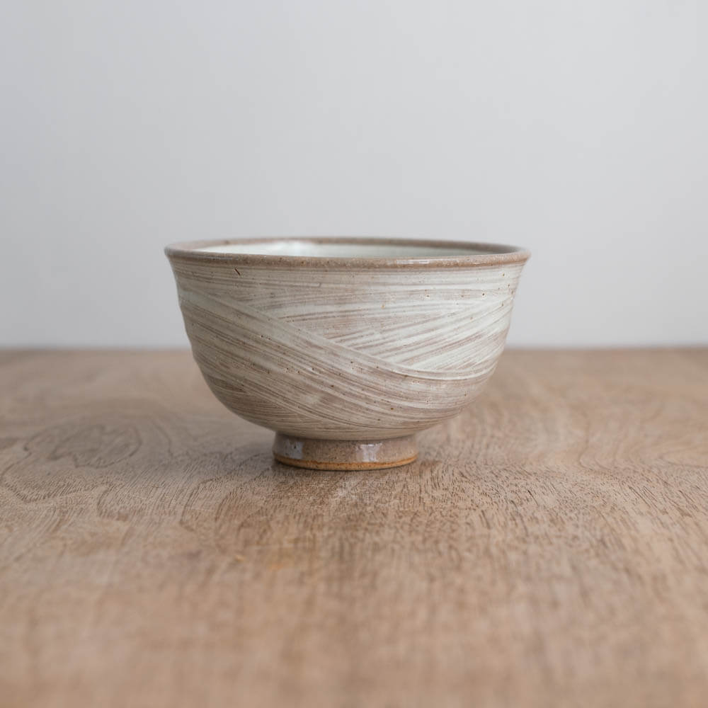 【WEB限定】粉引刷毛 大平 渦 -器市-