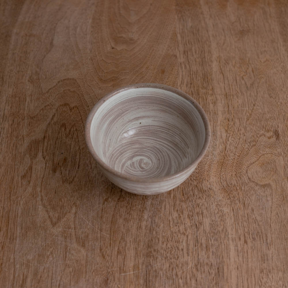 【WEB限定】粉引刷毛 大平 渦 -器市-