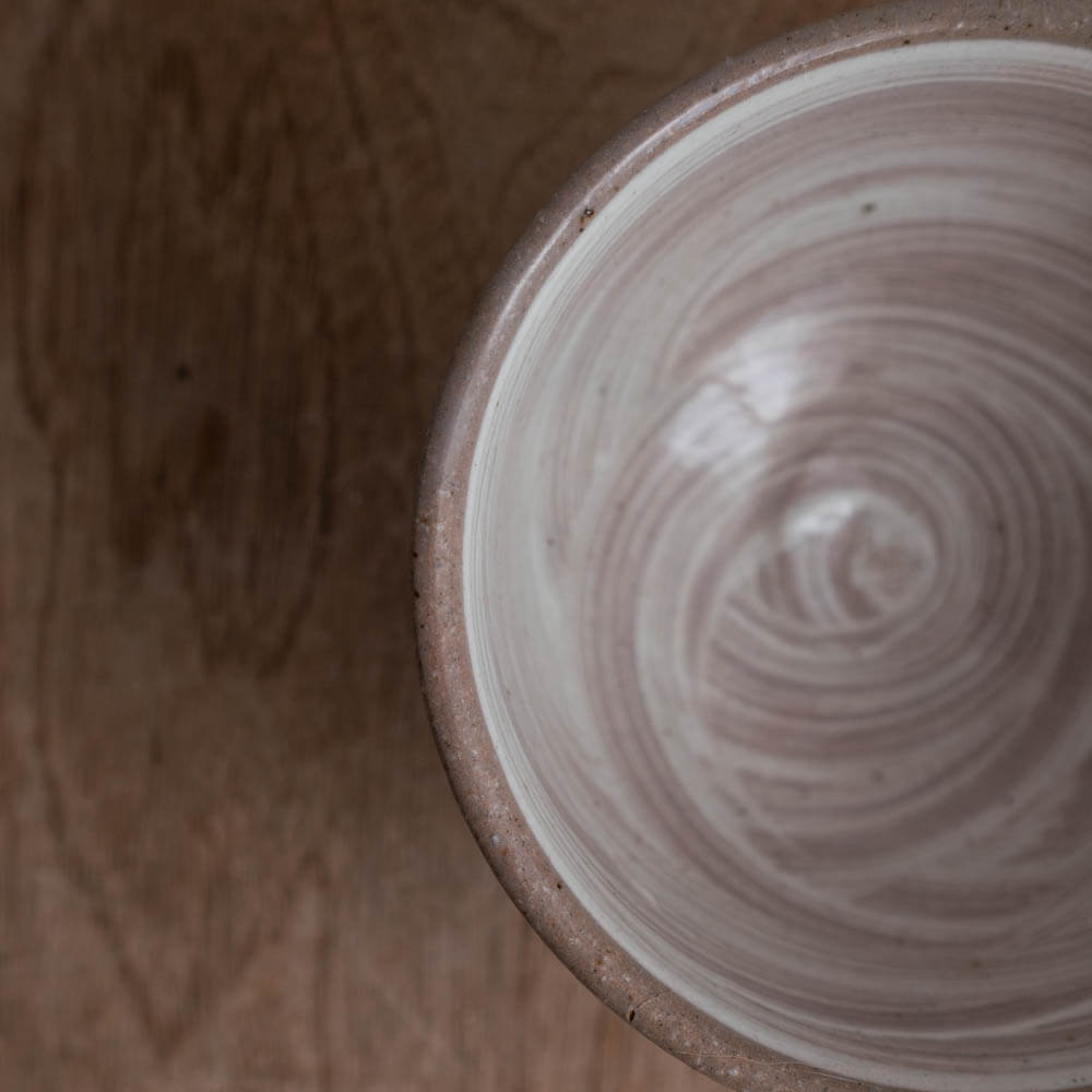 【WEB限定】粉引刷毛 大平 渦 -器市-