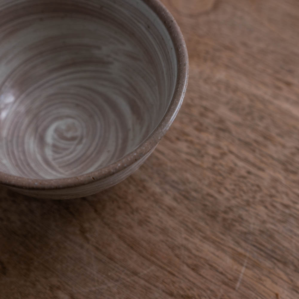 【WEB限定】粉引刷毛 大平 渦 -器市-