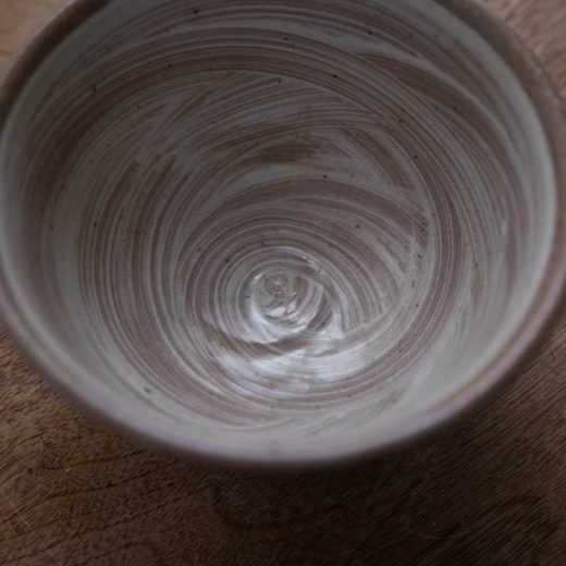 【WEB限定】粉引刷毛 大平 渦 -器市-