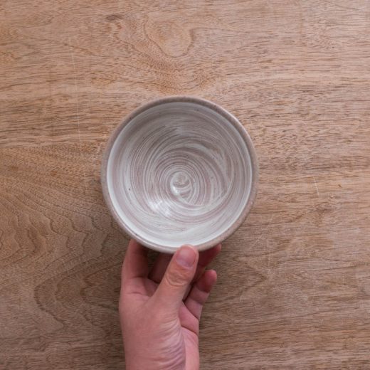 【WEB限定】粉引刷毛 大平 渦 -器市-