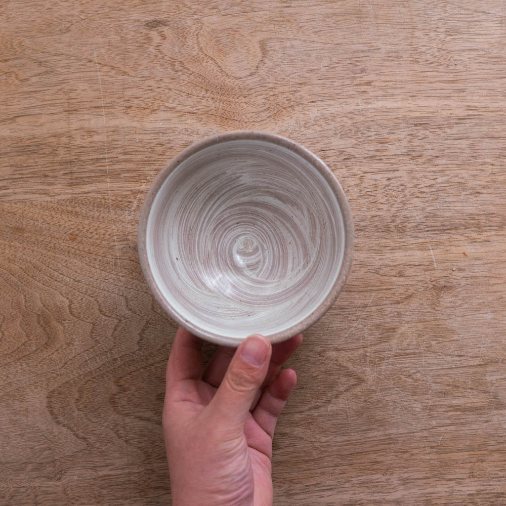 【WEB限定】粉引刷毛 大平 渦 -器市-