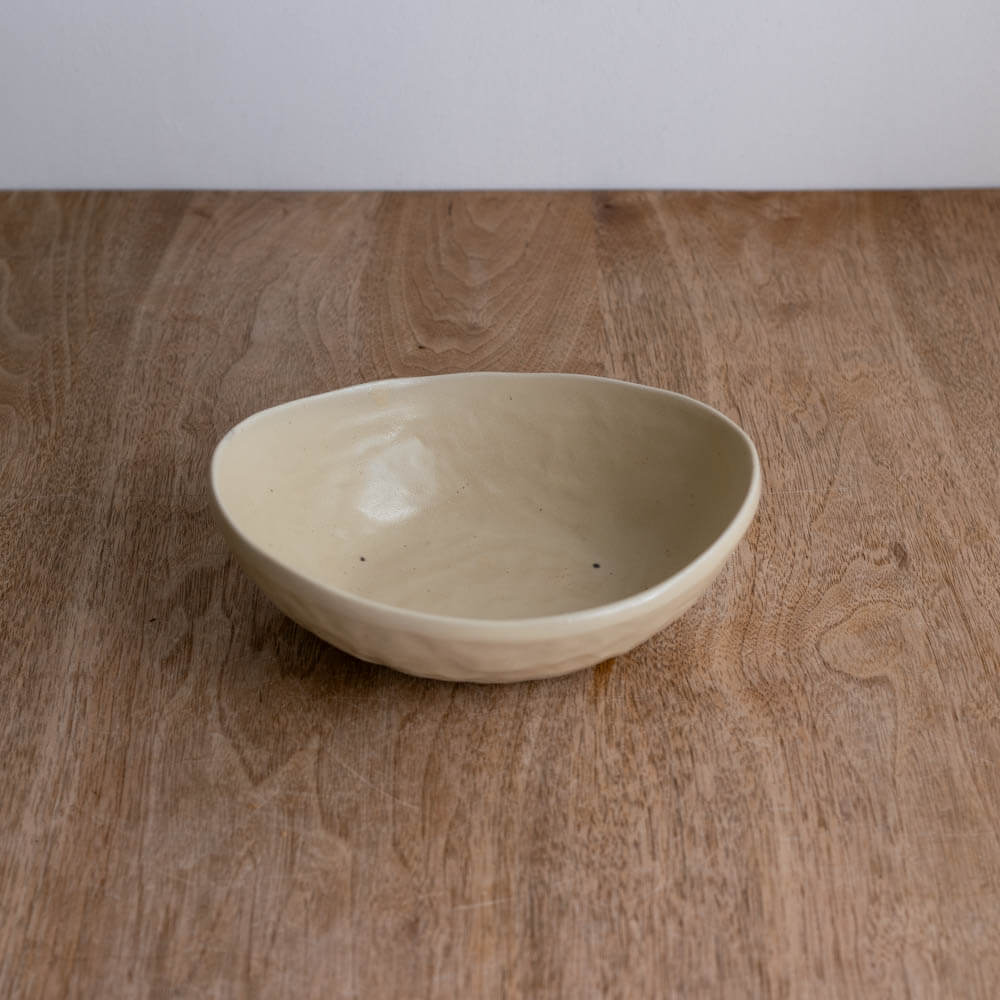 【WEB限定】楕円中鉢 BE -器市-