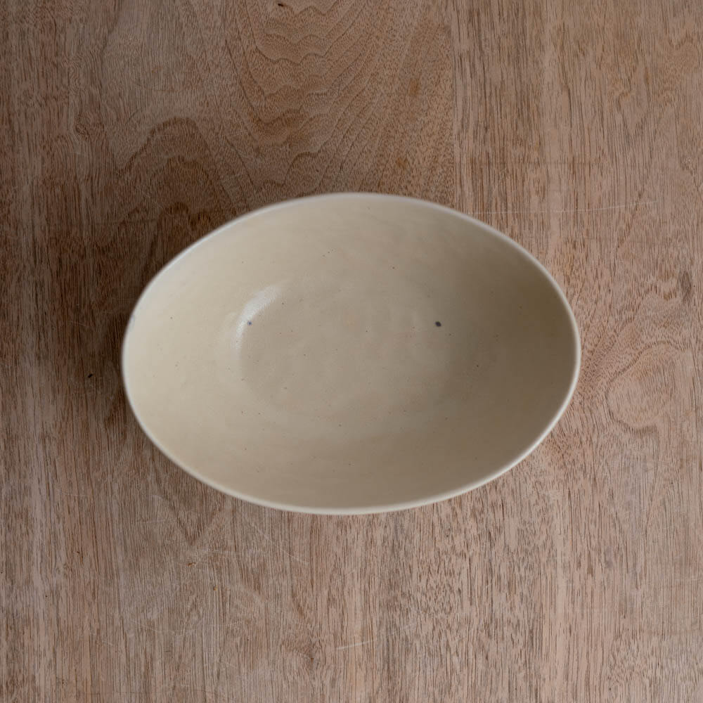 【WEB限定】楕円中鉢 BE -器市-