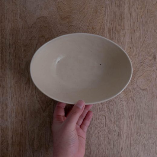 【WEB限定】楕円中鉢 BE -器市-