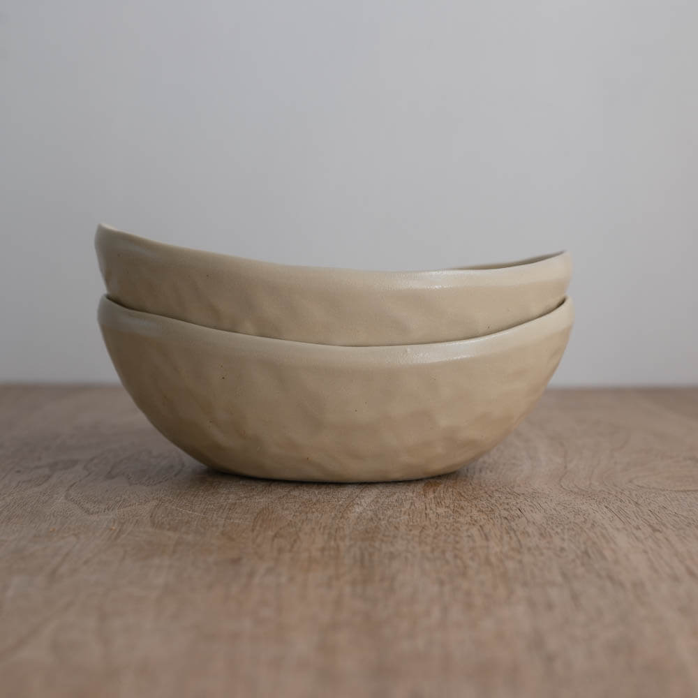 【WEB限定】楕円中鉢 BE -器市-