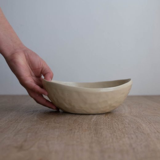 【WEB限定】楕円中鉢 BE -器市-