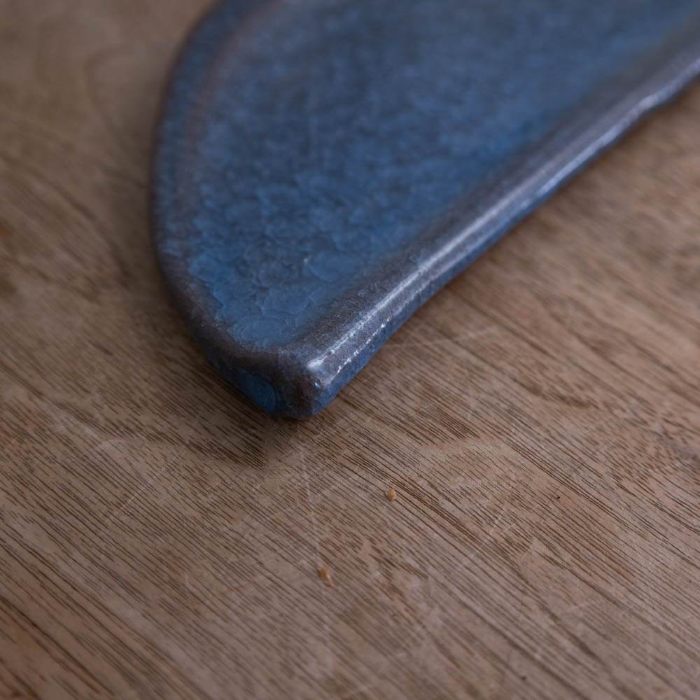 【WEB限定】貫入青磁 半月銘々皿 -器市-