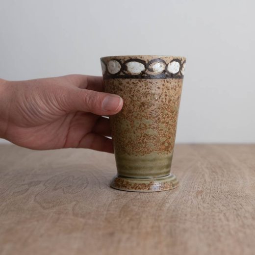 【WEB限定】織部吹 ビアカップ -器市-